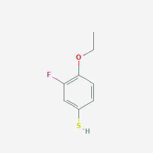 molecular formula C8H9FOS B7900411 3-Fluoro-4-ethoxybenzenethiol 