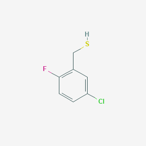 molecular formula C7H6ClFS B7900422 (5-Chloro-2-fluorophenyl)methanethiol 