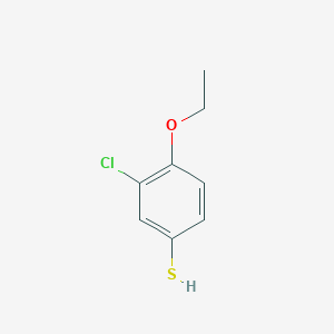 molecular formula C8H9ClOS B7900432 3-Chloro-4-ethoxythiophenol 