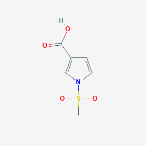 molecular formula C6H7NO4S B7900435 1-(Methylsulfonyl)pyrrole-3-carboxylic Acid 