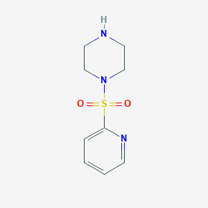 molecular formula C9H13N3O2S B7900484 1-Pyridin-2-ylsulfonylpiperazine 