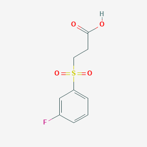 3-(3-Fluorobenzenesulfonyl)propanoic acid