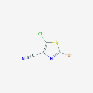 2-Bromo-5-chloro-1,3-thiazole-4-carbonitrile