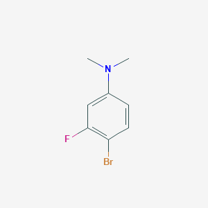 molecular formula C8H9BrFN B7900545 4-bromo-3-fluoro-N,N-dimethylaniline CAS No. 1352218-99-5