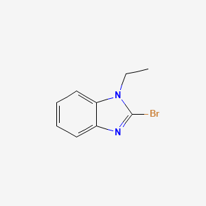 molecular formula C9H9BrN2 B7900552 2-Bromo-1-ethyl-1H-benzo[d]imidazole 