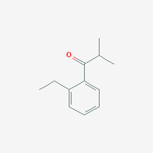 molecular formula C12H16O B7900631 2'-Ethyl-2-methylpropiophenone 