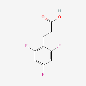 molecular formula C9H7F3O2 B7900724 3-(2,4,6-Trifluoro-phenyl)-propionic acid 