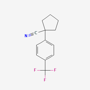 1-(4-(Trifluoromethyl)phenyl)cyclopentanecarbonitrile