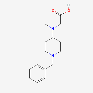 molecular formula C15H22N2O2 B7901003 [(1-Benzyl-piperidin-4-yl)-methyl-amino]-acetic acid 