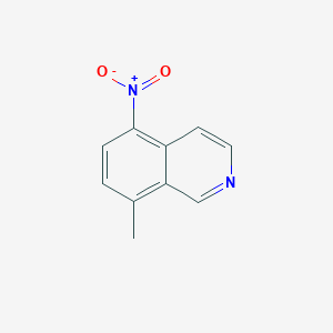 molecular formula C10H8N2O2 B7901030 8-甲基-5-硝基异喹啉 