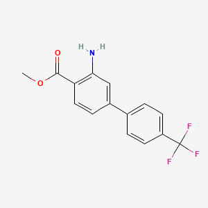 3-Amino-4'-(trifluoromethyl)biphenyl-4-carboxylic acid methyl ester