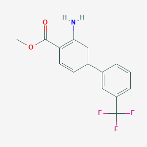 3-Amino-3'-(trifluoromethyl)biphenyl-4-carboxylic acid methyl ester