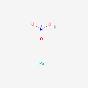 molecular formula N4O12Pu B079011 Nitric acid, plutonium salt CAS No. 14913-29-2