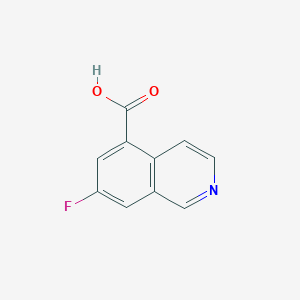 molecular formula C10H6FNO2 B7901142 7-Fluoroisoquinoline-5-carboxylic acid 