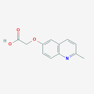 molecular formula C12H11NO3 B7901159 2-((2-Methylquinolin-6-yl)oxy)acetic acid 