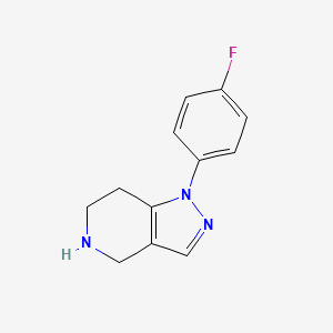 1-(4-fluorophenyl)-1H,4H,5H,6H,7H-pyrazolo[4,3-c]pyridine