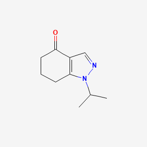 molecular formula C10H14N2O B7901249 1-Isopropyl-6,7-dihydro-1H-indazol-4(5H)-one 