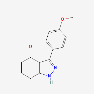 3-(4-Methoxyphenyl)-1,5,6,7-tetrahydroindazol-4-one