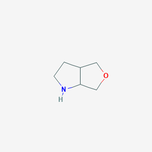 molecular formula C6H11NO B7901284 六氢-1h-呋喃[3,4-b]吡咯 