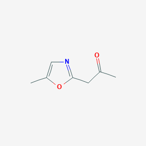 molecular formula C7H9NO2 B7901329 1-(5-Methyl-2-oxazolyl)-2-propanone 