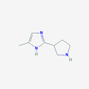 5-methyl-2-(pyrrolidin-3-yl)-1H-imidazole