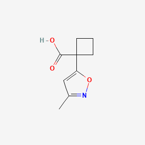 1-(3-Methylisoxazol-5-yl)cyclobutanecarboxylic acid