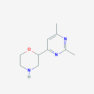 2-(2,6-Dimethylpyrimidin-4-yl)morpholine