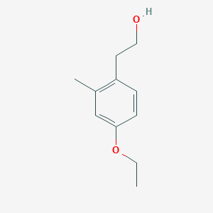 molecular formula C11H16O2 B7901403 4-Ethoxy-2-methylphenethyl alcohol 