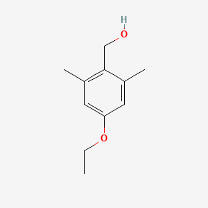 molecular formula C11H16O2 B7901419 2,6-Dimethyl-4-ethoxybenzyl alcohol 