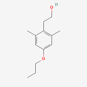 molecular formula C13H20O2 B7901433 2,6-Dimethyl-4-n-propoxyphenethyl alcohol 