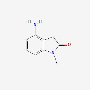 molecular formula C9H10N2O B7901567 4-Amino-1-methylindolin-2-one 