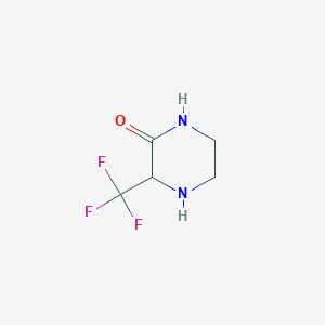 molecular formula C5H7F3N2O B7901580 3-Trifluoromethylpiperazin-2-one 