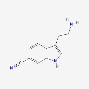 3-(2-aminoethyl)-1H-indole-6-carbonitrile