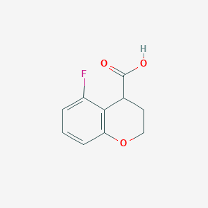 molecular formula C10H9FO3 B7901618 5-Fluorochromane-4-carboxylic acid 