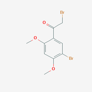 2-Bromo-1-(5-bromo-2,4-dimethoxyphenyl)ethanone