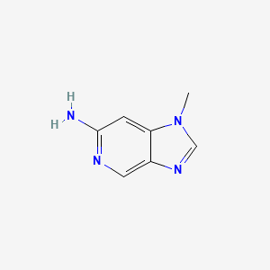 molecular formula C7H8N4 B7901762 1-Methyl-1H-imidazo[4,5-c]pyridin-6-amine 