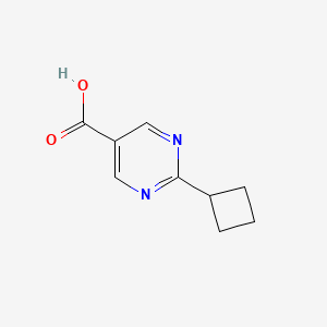 molecular formula C9H10N2O2 B7901822 2-Cyclobutylpyrimidine-5-carboxylic acid 