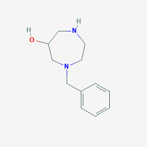 molecular formula C12H18N2O B7901836 1-Benzyl-[1,4]diazepan-6-ol 