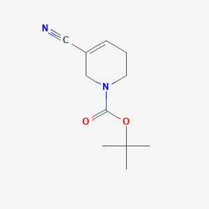 molecular formula C11H16N2O2 B7901843 tert-butyl 3-cyano-5,6-dihydropyridine-1(2H)-carboxylate 