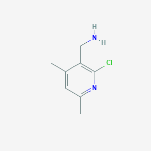molecular formula C8H11ClN2 B7901872 (2-Chloro-4,6-dimethylpyridin-3-yl)methanamine CAS No. 771579-55-6