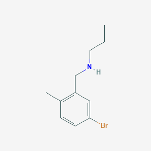 [(5-Bromo-2-methylphenyl)methyl](propyl)amine