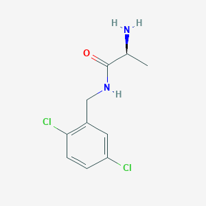 molecular formula C10H12Cl2N2O B7901942 (S)-2-Amino-N-(2,5-dichloro-benzyl)-propionamide 