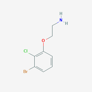 molecular formula C8H9BrClNO B7902001 2-(3-Bromo-2-chlorophenoxy)ethanamine 