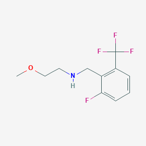 N-(2-Fluoro-6-(trifluoromethyl)benzyl)-2-methoxyethanamine
