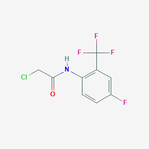 molecular formula C9H6ClF4NO B7902044 CID 83315794 