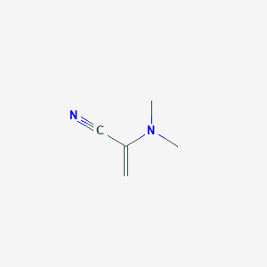 molecular formula C5H8N2 B7902138 二甲氨基丙烯腈 