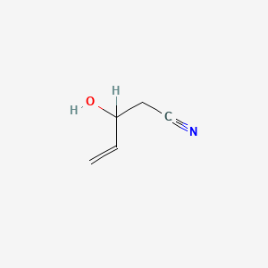 molecular formula C5H7NO B7902142 1-Cyano-2-hydroxy-3-butene CAS No. 7451-85-6