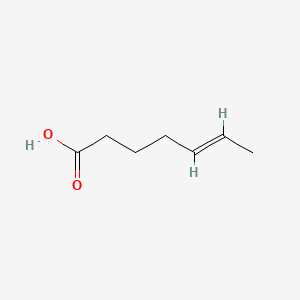 molecular formula C7H12O2 B7902195 5-Heptenoic acid CAS No. 3593-00-8