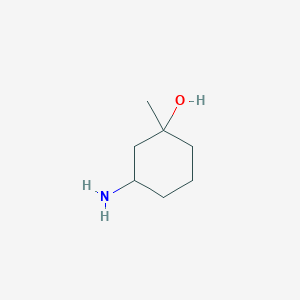 molecular formula C7H15NO B7902199 3-Amino-1-methylcyclohexanol 