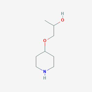 molecular formula C8H17NO2 B7902314 1-(4-Piperidinyloxy)-2-propanol 